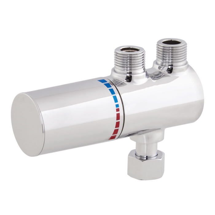 Benkiser Eckventilthermostat 3/8" 3515050 Vormischer Mit Thermostat Und Verbrühschutz