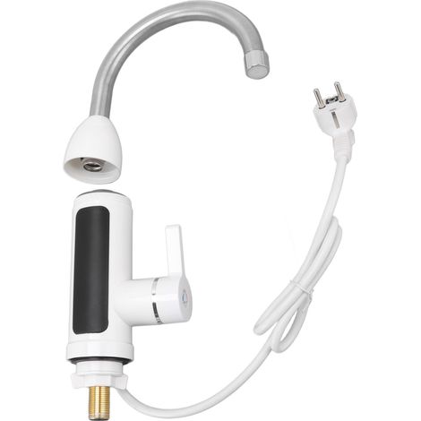 3000-w-durchlauferhitzer Mit Wasserhahn, Schutzart Ipx4, Abs, Edelstahl, Für Die Küche, 220-v-eu-stecker