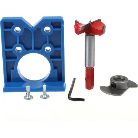 35-mm-scharnierschablonen-set, Bohrer, Lochsucher, Schranktüröffner