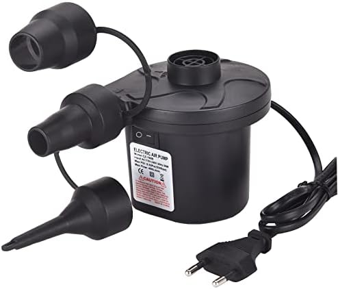 Elektrische Luftpumpe Luftmatratze, 2 In 1 Luftpumpe Elektrisch Für Aufblasbar Und Ablassen, Pumpe Luftmatratze Mit 3 Düsen Für Luftmatratzen, Aufblasbarer Pool, Schwimmring