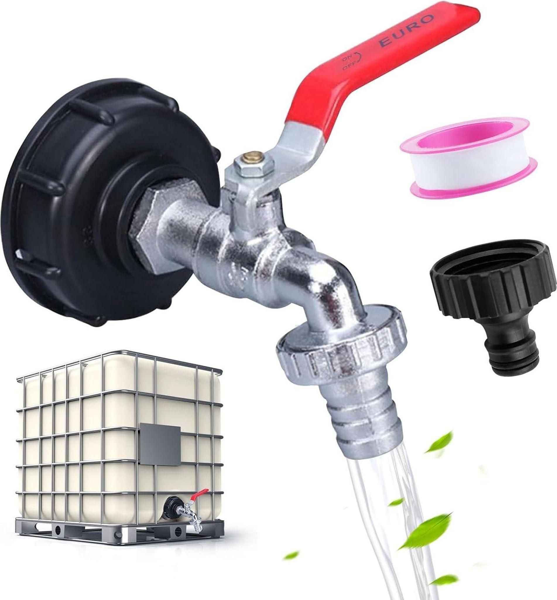 Ibc Auslaufhahn 1000l Wassertank Zubehör Ibc Tank Adapter Mit 3/4 Zoll Anschluss Ibc Adapter For S60x6 Wassertank Ibc Container