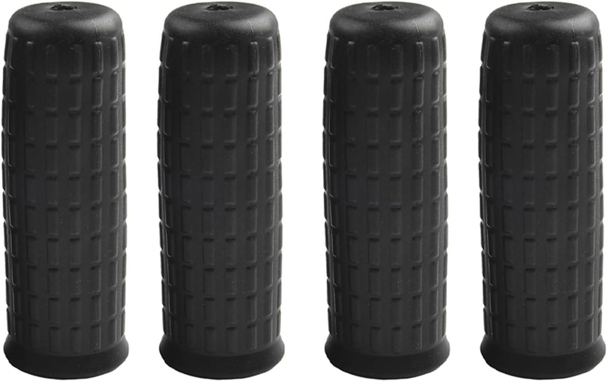 Gummigriffe Für Schubkarren, Rutschfeste Und Stoßdämpfende Runde Rohre, Schwarz, Universal-griffe (122 X 30 Mm), 4 Stück