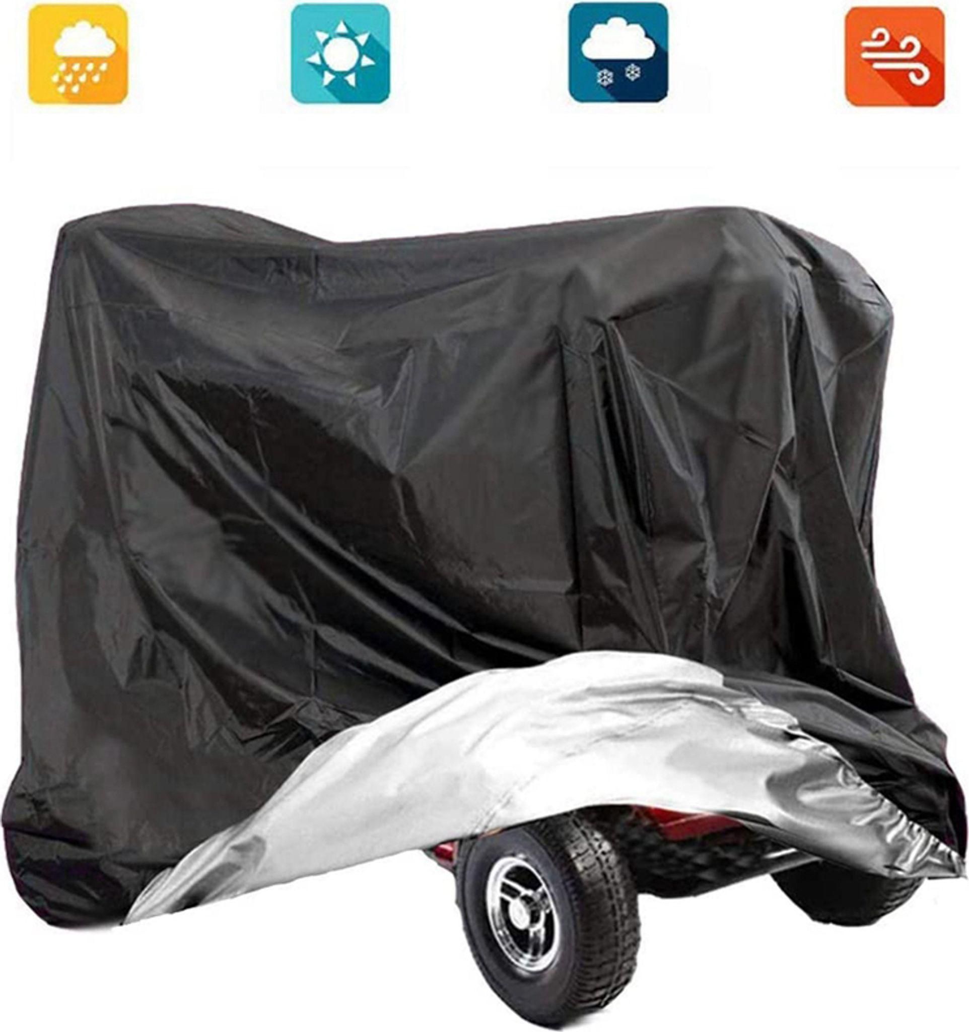 Winterbeauy Elektromobil Abdeckhauben, 210d Oxford Scooter Abdeckung Wasserdichte Regenschutz Für Rollstuhl Schutzbezug (17061117cm)