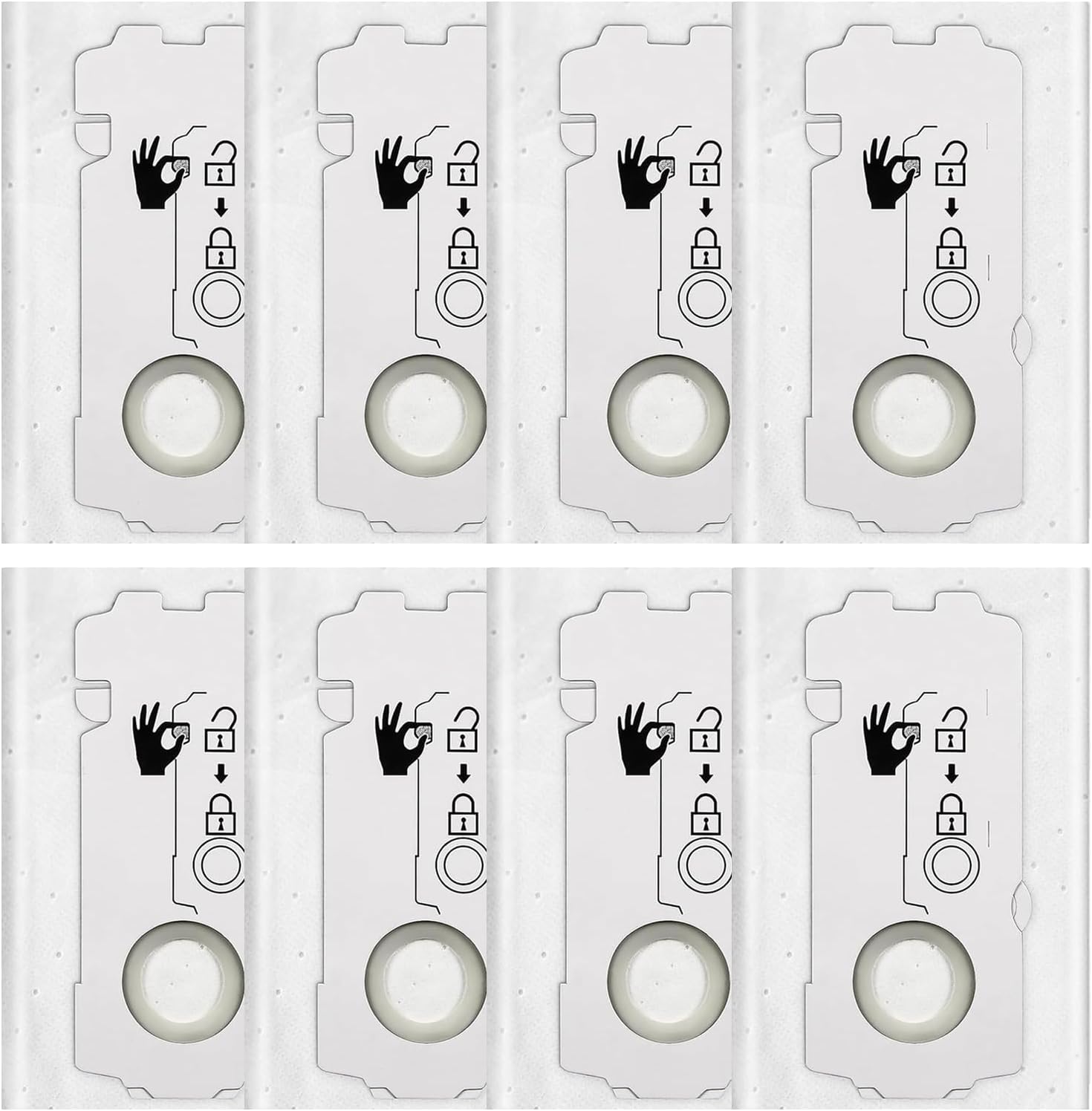 Lot De 8 Sacs À Poussière Ct Festool Mini/midi/15, Sc-fis-midi-2/5 204308