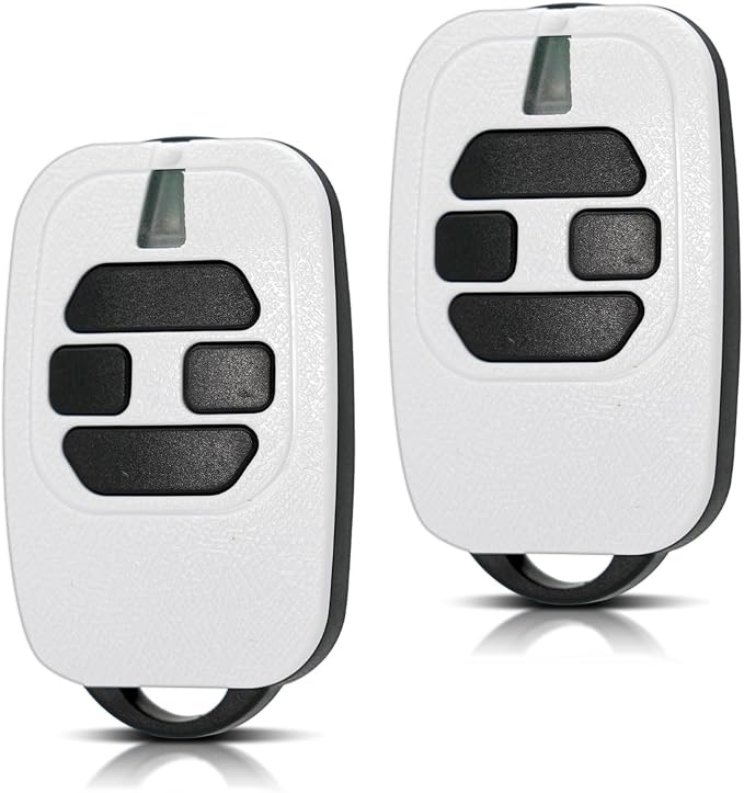 2pcs 433,92 Mhz Telecommande Portail Dea, Compatibles Gti2, Gti4, Gt2/4, Mio Tr2/4, Tr2n, Tr4n, 4 Canaux, Télécommande Pour Portail Et Porte De Garage Avec Portée Jusqu’à 150 M