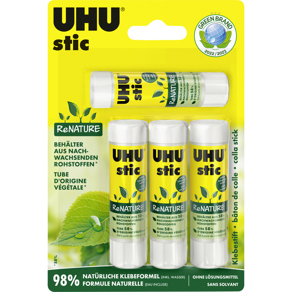 Uhu Klebestift Renature 8.2 G 36750 4 St.