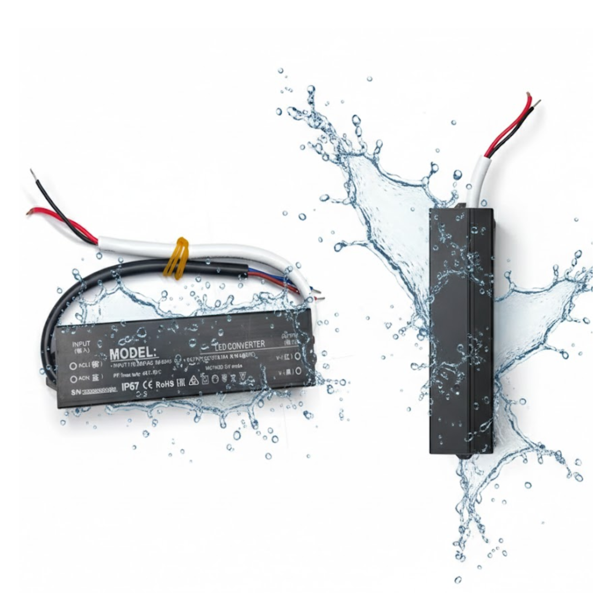 12v 60w Led-netzteil Ip67 Wasserdichter Led-konverter Hermetisch Dc Slim