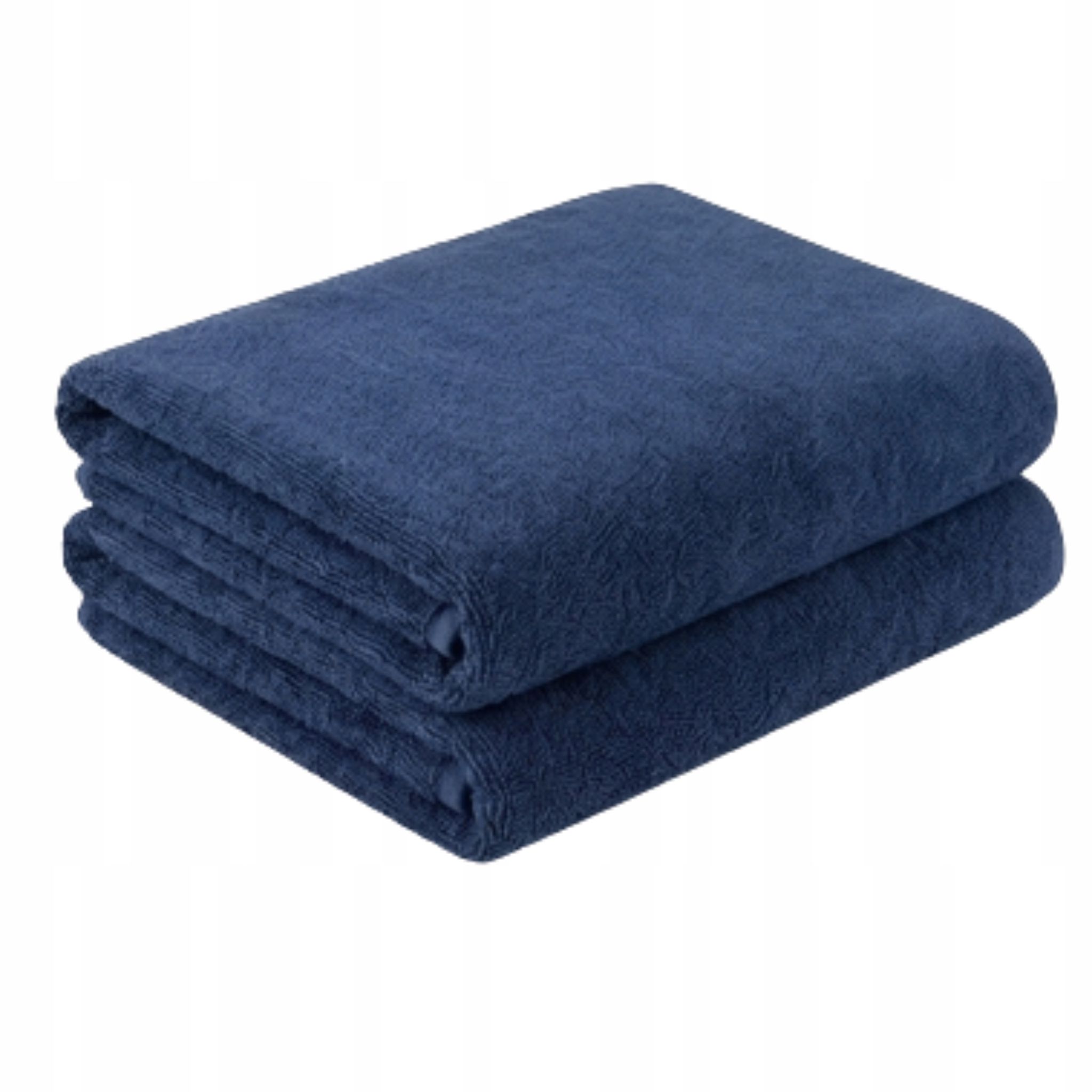 Badetuch, Baumwolle, Hotel-spa, Marineblau, Dick, Groß, Saugfähig, 100 X 150