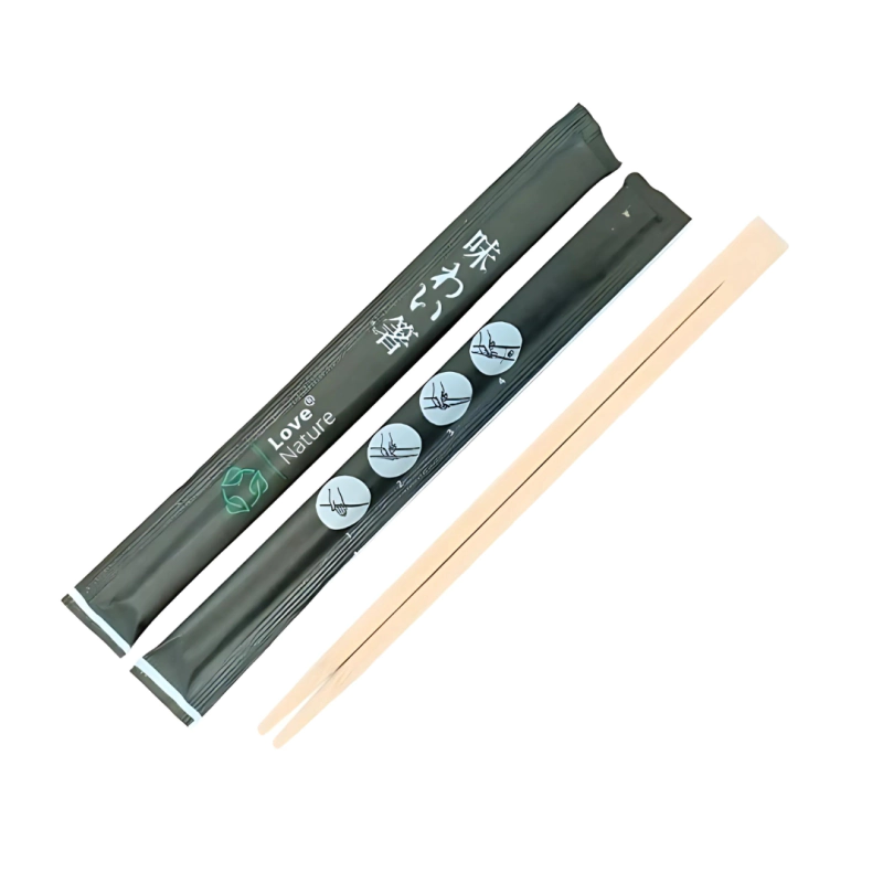 Bambus-essstäbchen Für Sushi 4,5 Mm X 21 Cm - 100 Stück.
