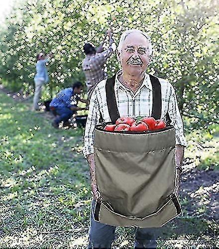 Sac À Cueillette De Pommes - Tablier De Rangement Imperméable En Tissu 600d Pour Fruits, Robuste Et Ajustable