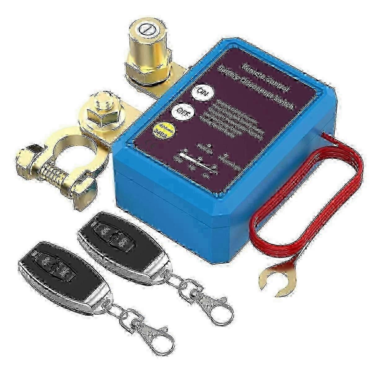 Coupe-batterie Télécommandé 12 V 240 A Pour Applications Marines, Camping-cars, Quads Et Autoroutes.