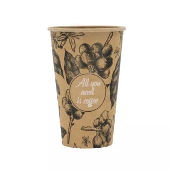 Kram All You Need Kraftpapierbecher 180 Ml 100 Stück.