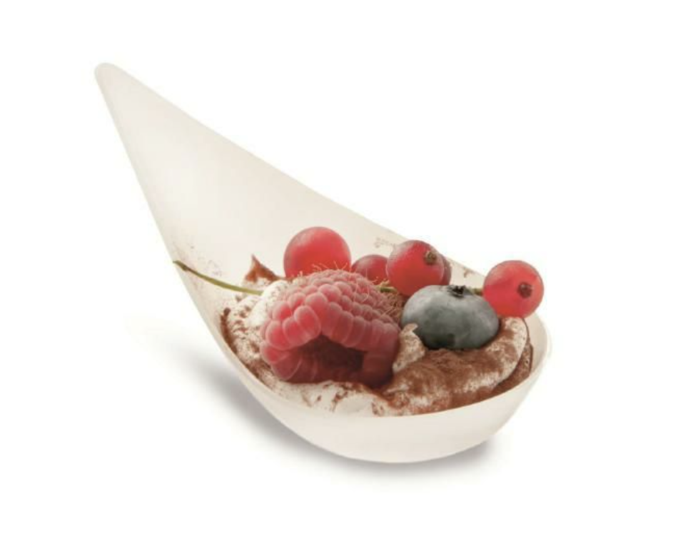 Fingerfood-löffel Für Zuckerrohr-häppchen, 10,5 X 5,7 Cm, 50 Stück