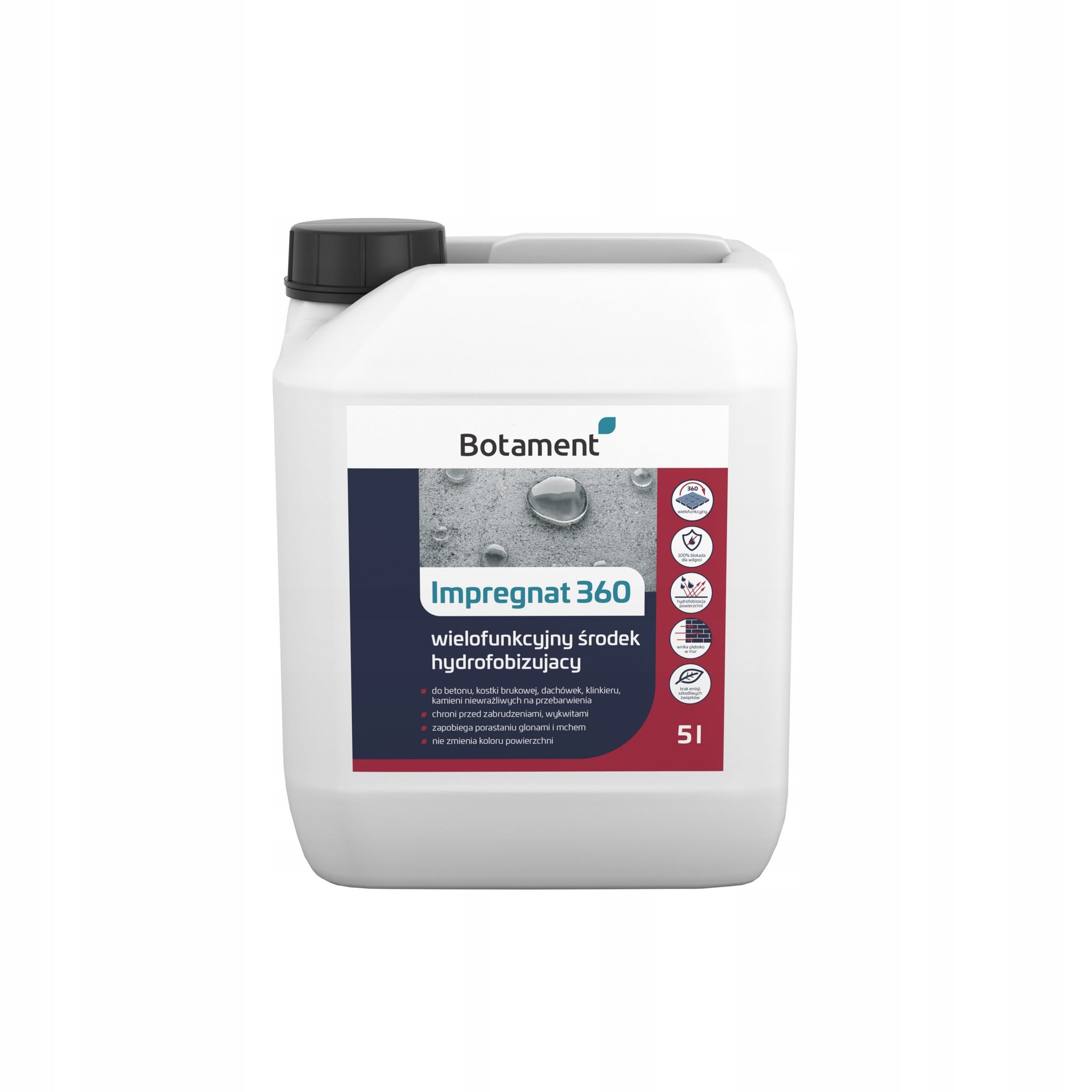 Botament 360 5l Imprägniermittel Für Betonpflastersteine, Hydrophob, Für Den Innen- Und Außenbereich