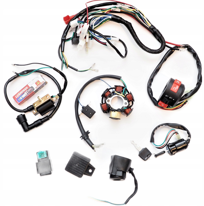 Kompletter Kabelbaum Für Atv-quad 110 125 Cm³ Zündspule
