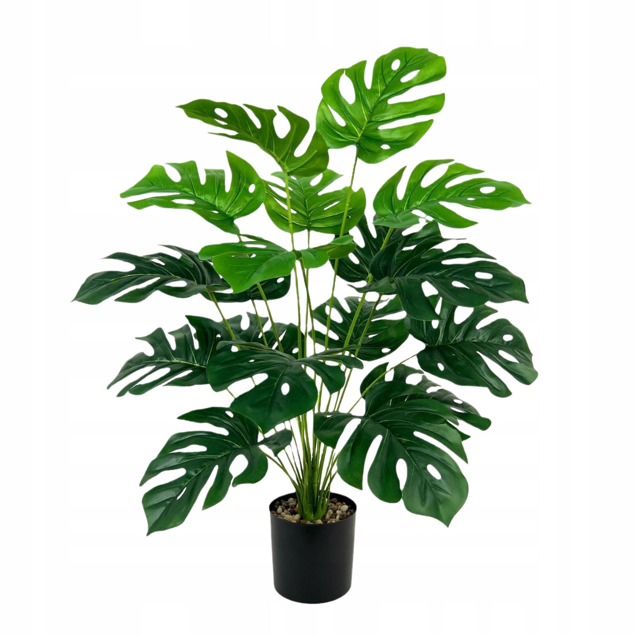 Künstliche Monstera Im Topf, 70 Cm, Künstliche Blumenpflanze Mit 18 Blättern (xl)