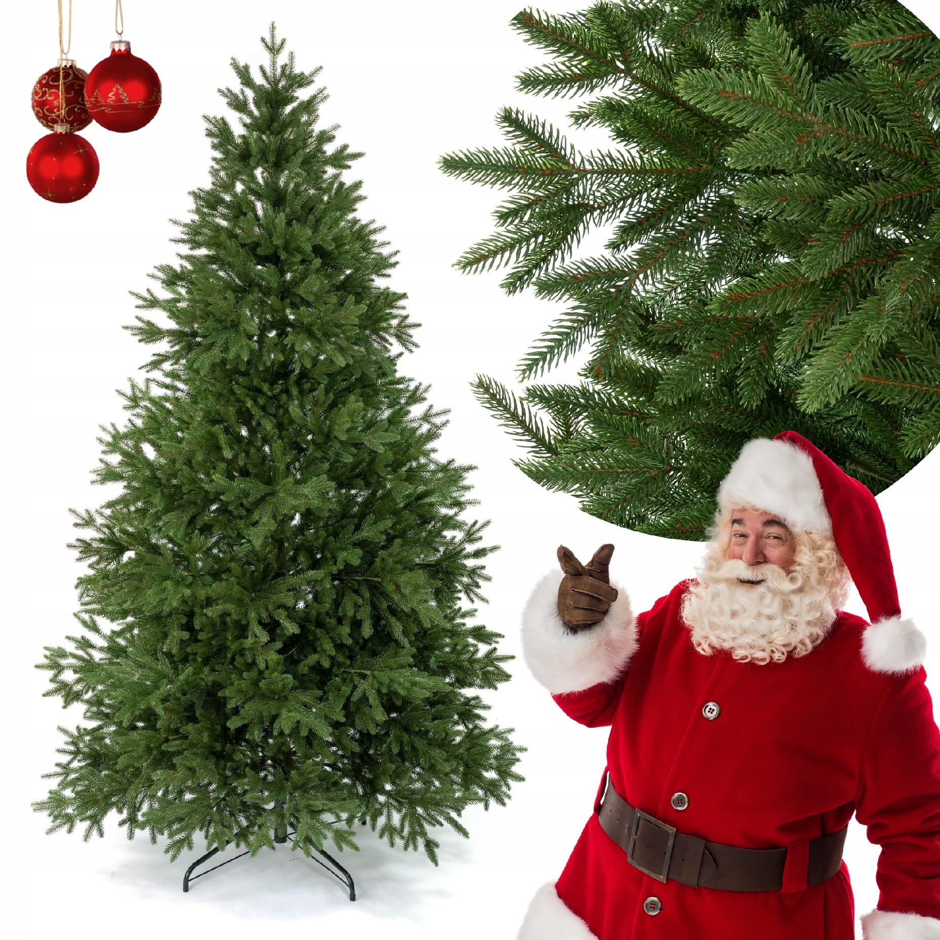 Künstlicher Weihnachtsbaum, Wilde Fichte, Gedreht, 100 % Pe, Naturgetreuer Zweig, 110 Cm