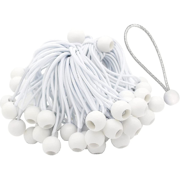 Lot De 50 Sangles En Caoutchouc Longues Avec Boucles Pour Tentes, Chapiteaux, Banderoles Et Bâches - Fy
