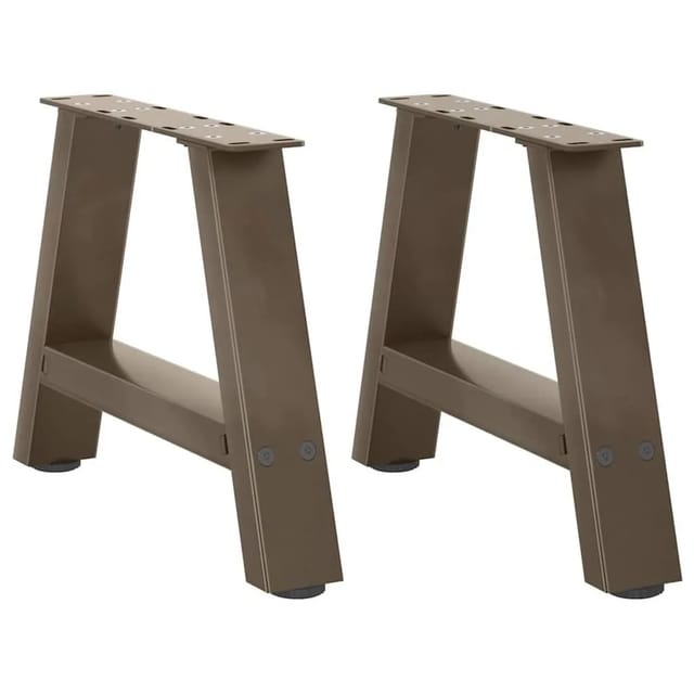 vidaXL Couchtischbeine A-Form 2 Stk 30x30-31 cm Stahl 4012811