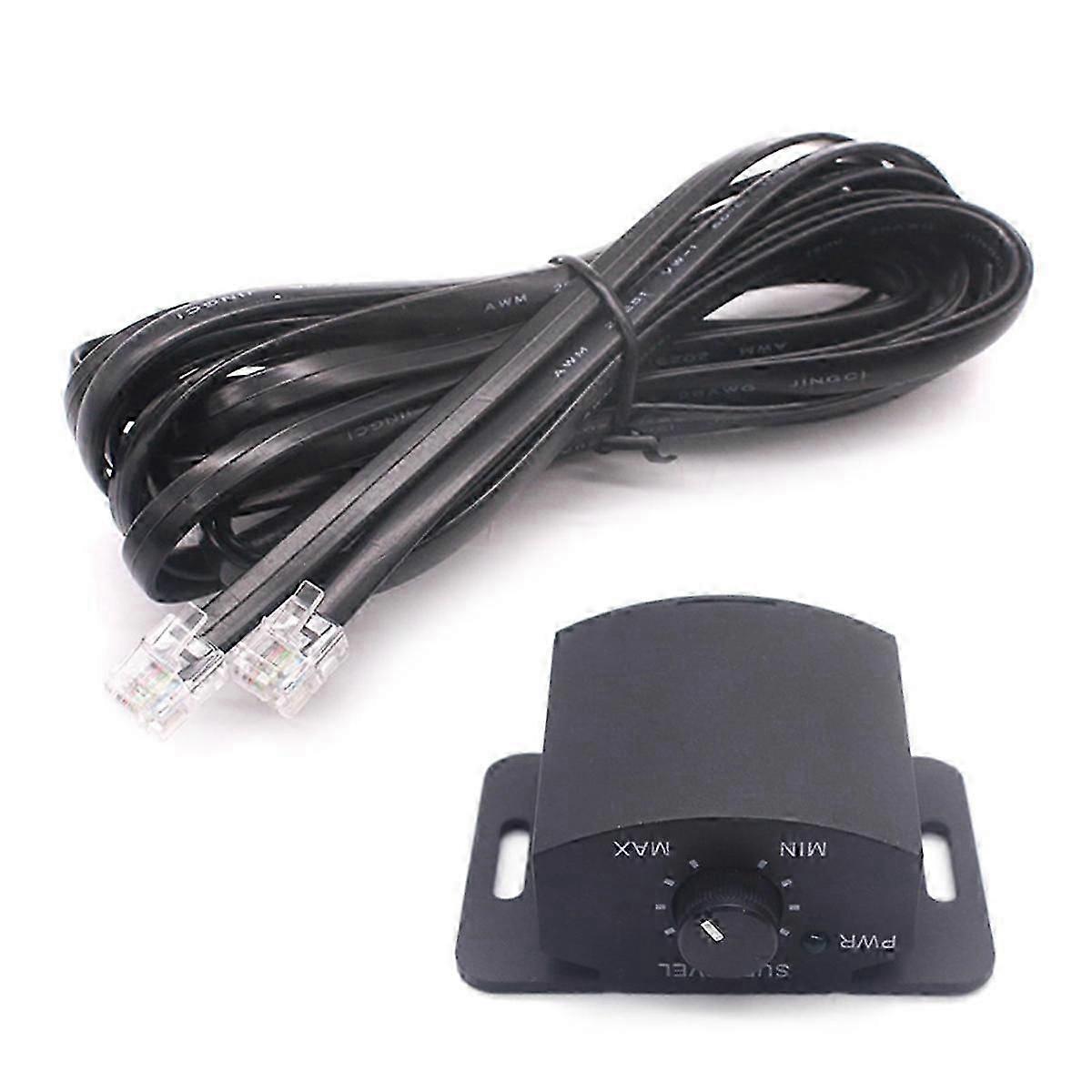 Télécommande De Remplacement Pour Amplificateur, Bouton De Basses, Commande De Volume À Distance Pour Subwoofer 6 Broches