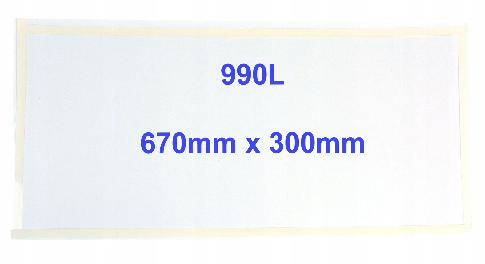 10 X Schutzfolie 67 X 30 Cm (670 X 300 Mm) Für Das Glas Der Kabine, Sandstrahlgerät