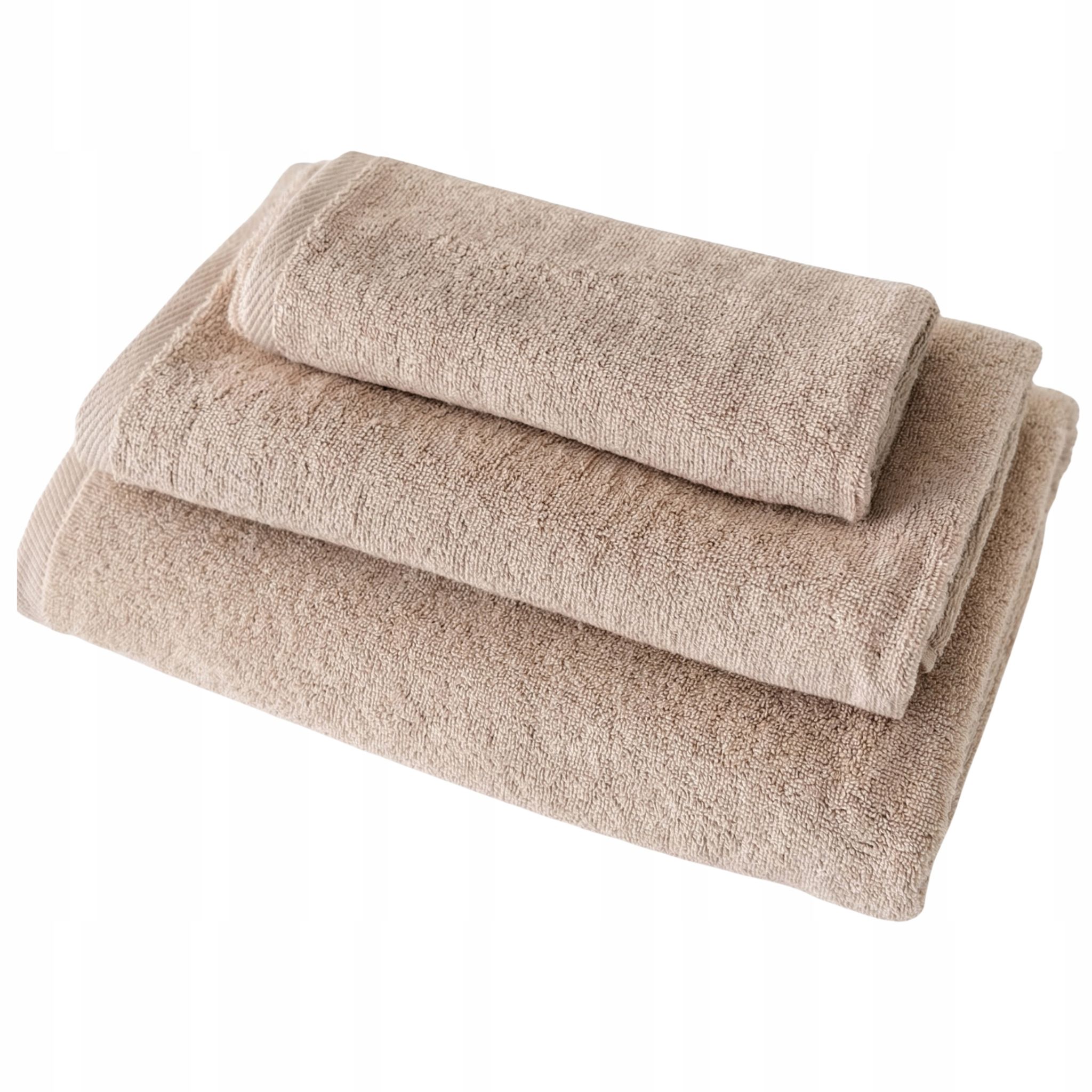 Set Mit 3 Baumwollhandtüchern, Weich, Dick, Hotel-spa-qualität, 30x70, 50x90, 70x140