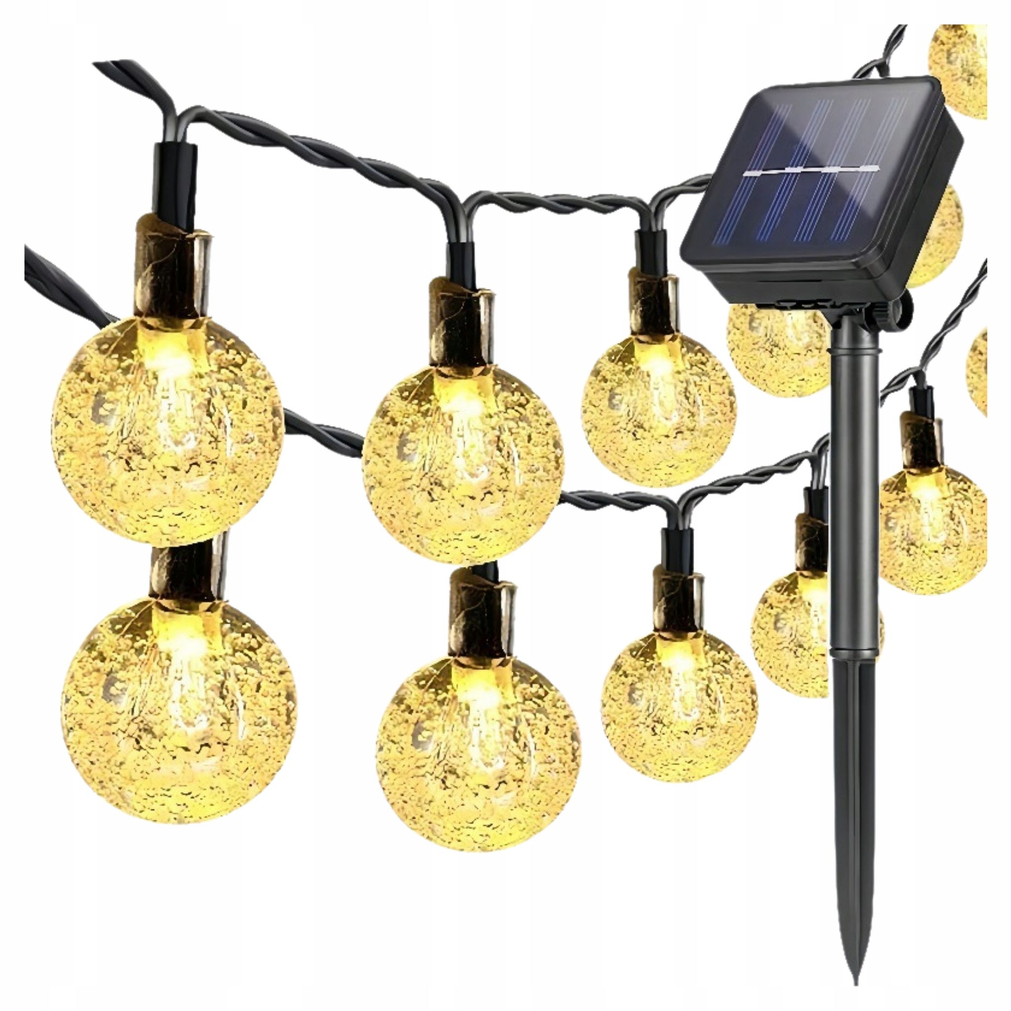 Solar-gartengirlande 10 M, 100 Led-lichter, 10 M