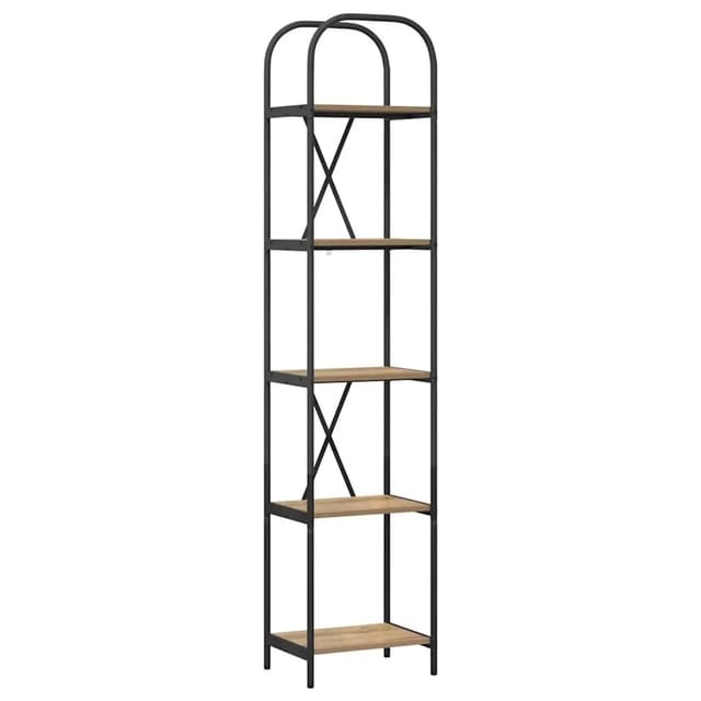 vidaXL Bücherregal Artisan-Eiche 40 x 30 x 183 cm Holzwerkstoff 879874