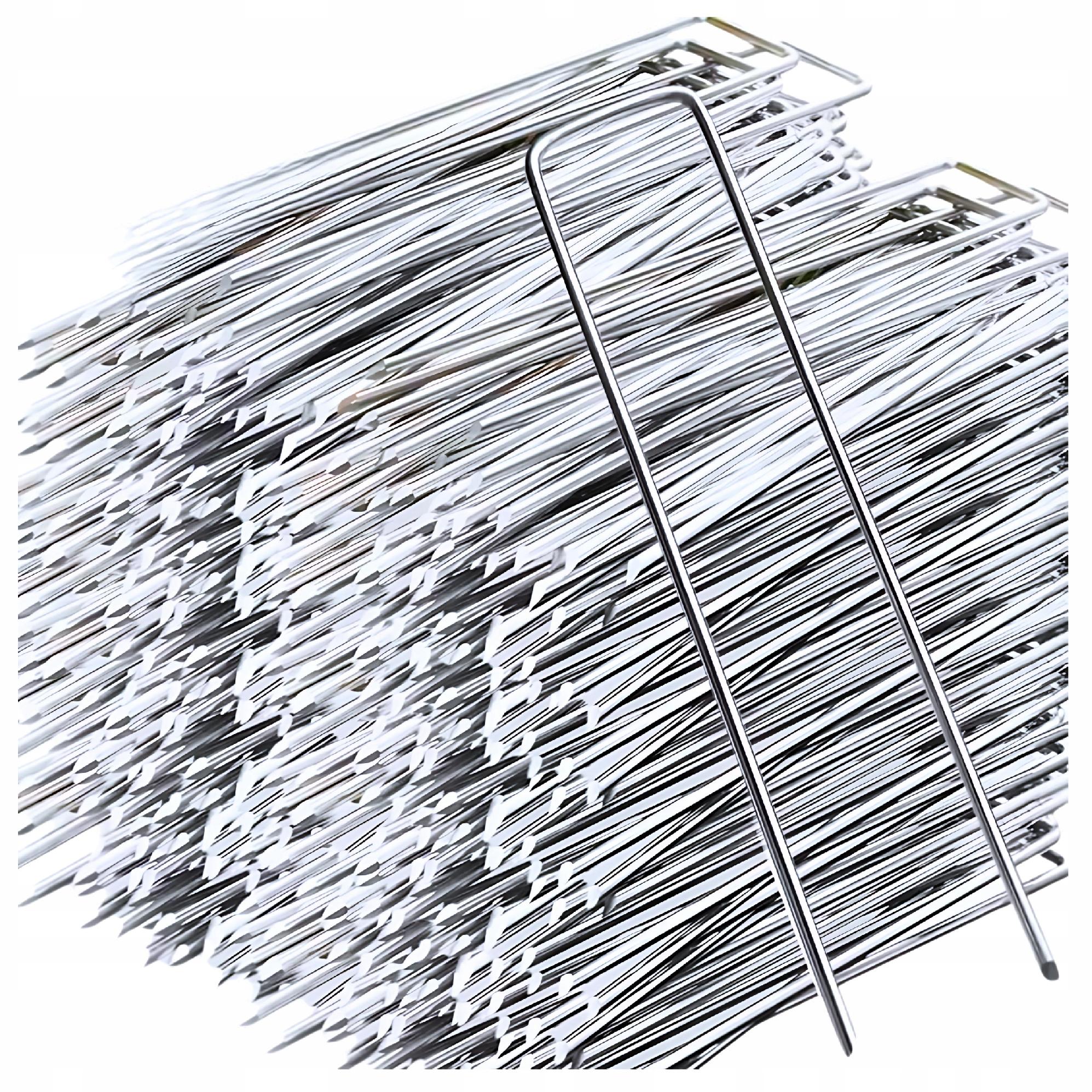 Stifte, Anker, Heringe Für Agrartextilien, Robust, Verzinkt, 15 Cm, 100 Stück