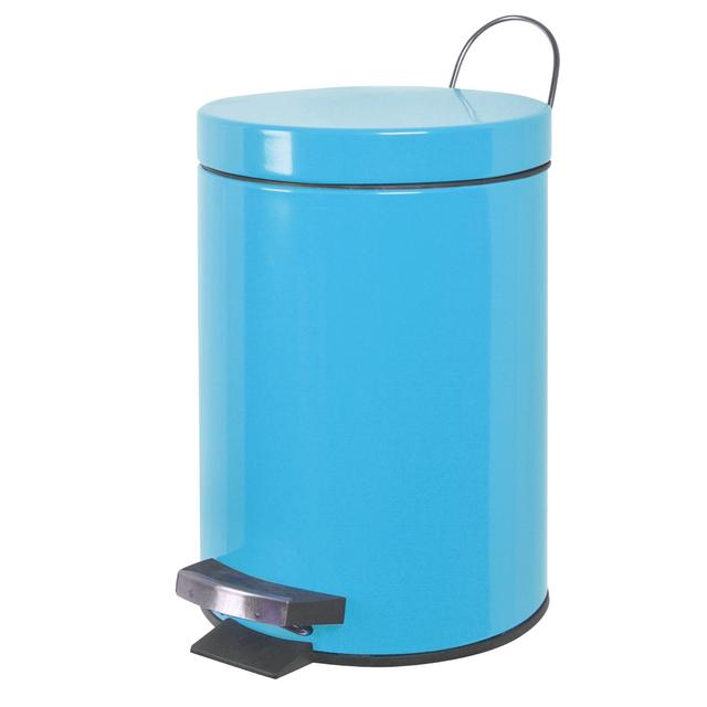 Metall-abfalleimer 3l Blau