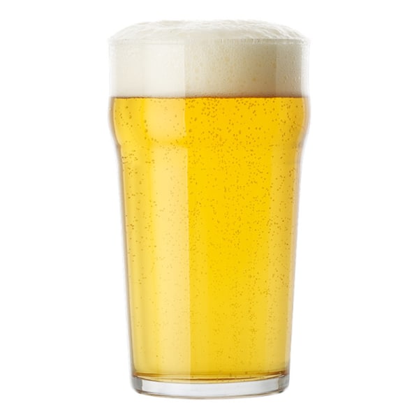 Lot De 4 Verres À Bière Sans Profil / Verre À Bière - 57 Cl - 1 Pinte