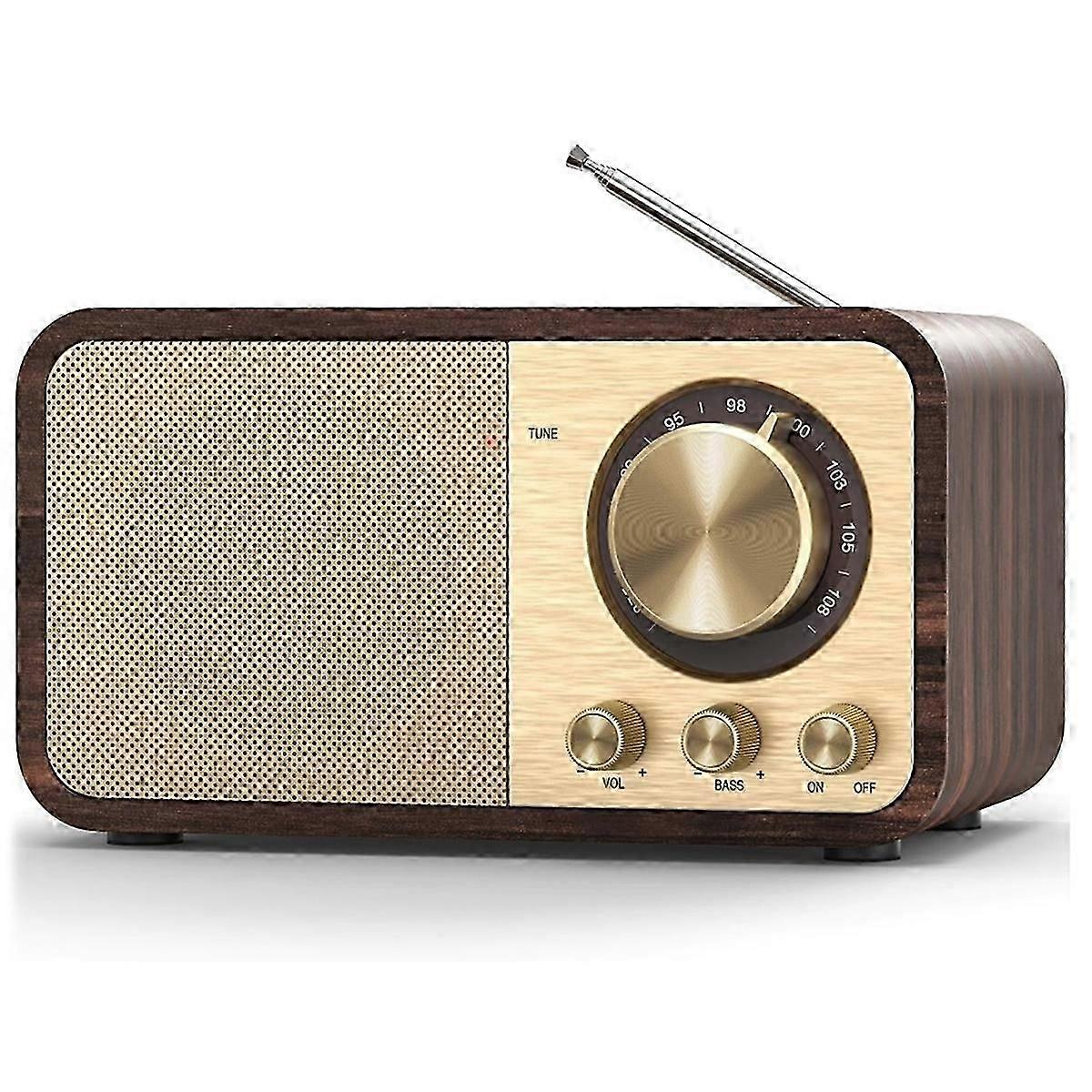 Radio Fm Avec Réception, Radio Transistor Bluetooth Avec Haut-parleur De 5 W