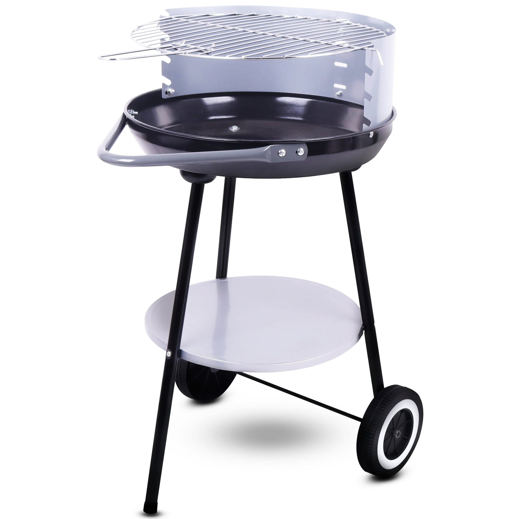 Vimar Vgw-5302 Holzkohlegrill Ø39cm Auf Rädern