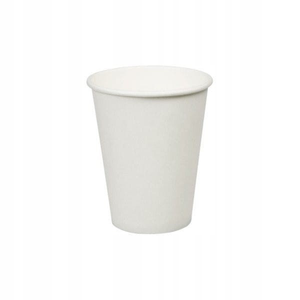 Weiße Pappbecher, 180 Ml, 100 Stück, Für Heißgetränke, Kaffee, Tee