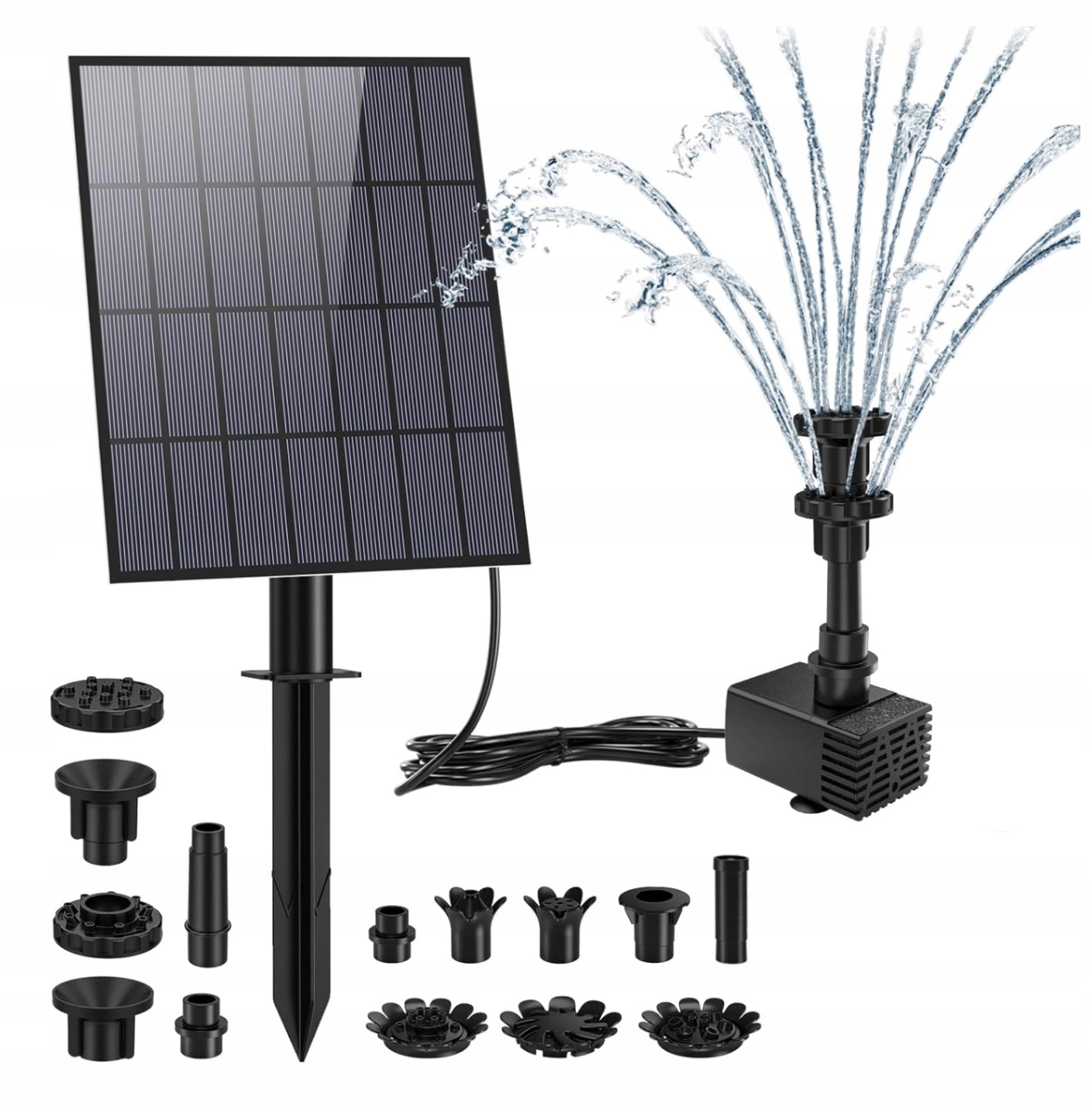 Risingup Solarbrunnenpumpe 3,5 W Mit Panel