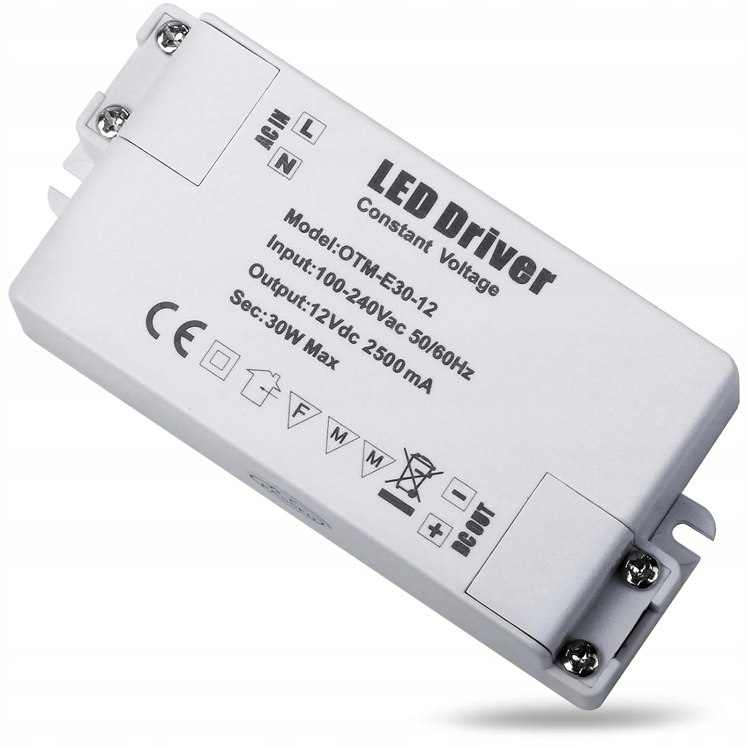 Led-transformator 240 12v Dc 2,5a Led Mr11, Mr16