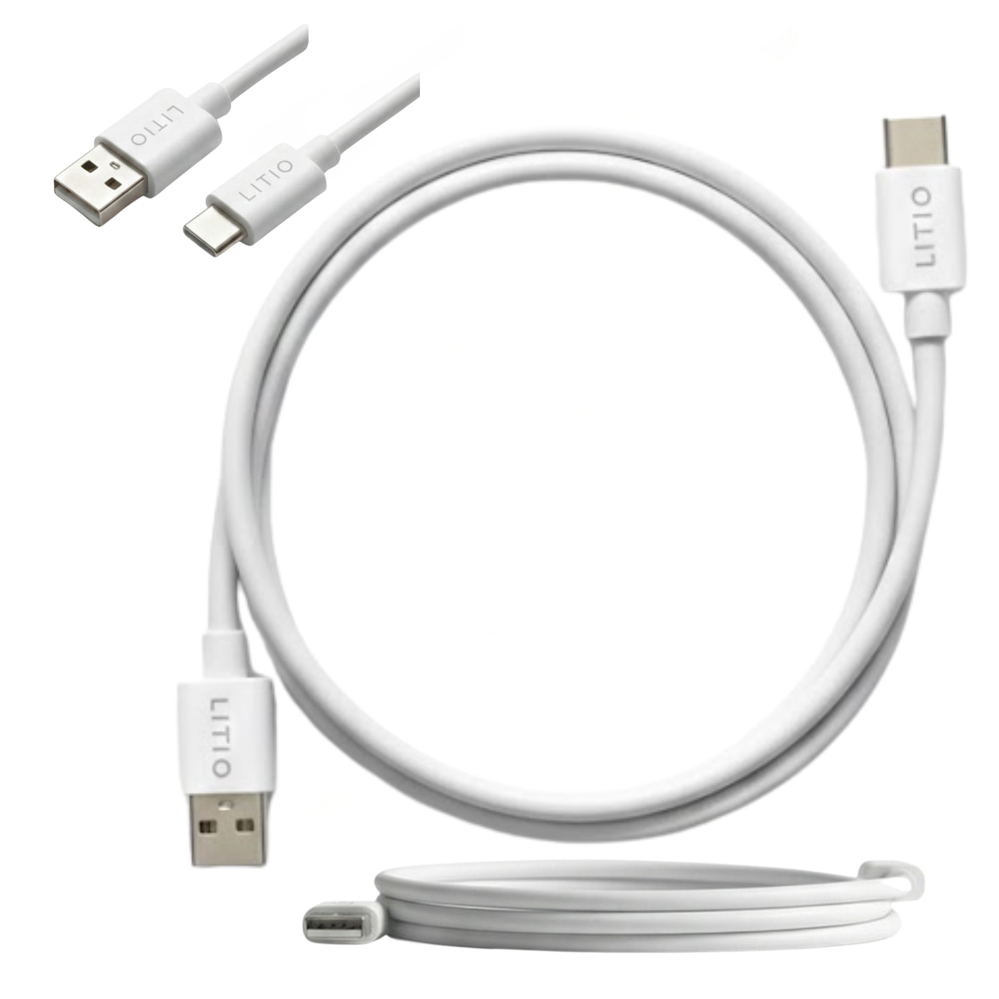 50 Cm Langes, Weißes Usb-kabel