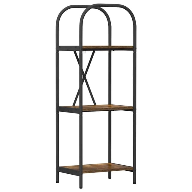 vidaXL Bücherregal Geräucherte Eiche 40 x 30 x 109 cm Holzwerkstoff 879883