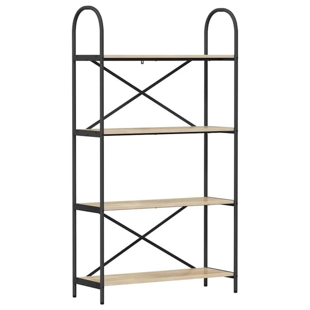 vidaXL Bücherregal Sonoma-Eiche 80 x 30 x 146 cm Holzwerkstoff 879894