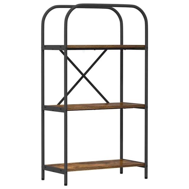 vidaXL Bücherregal Geräucherte Eiche 60 x 30 x 109 cm Holzwerkstoff 879865