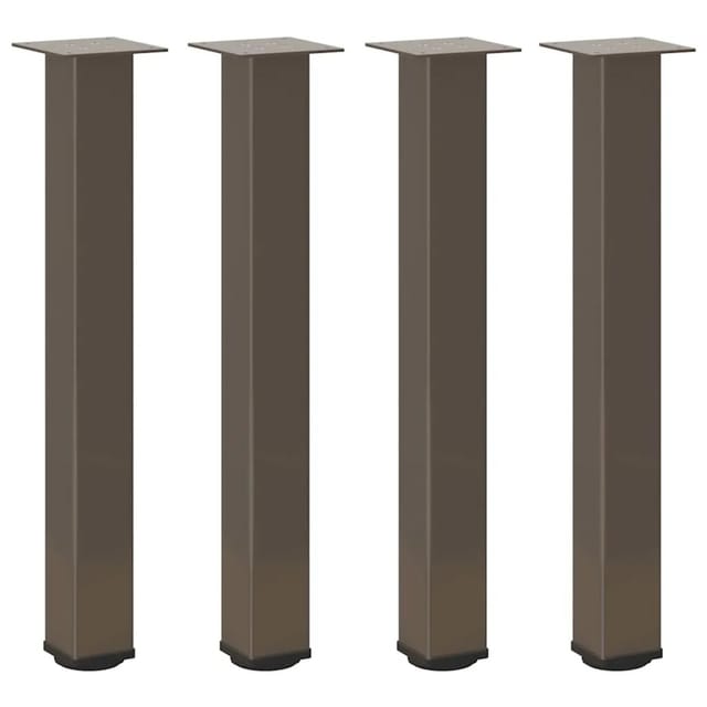 vidaXL Konsolentischbeine 4 Stk Naturstahl 72-74 cm Stahl 4012471