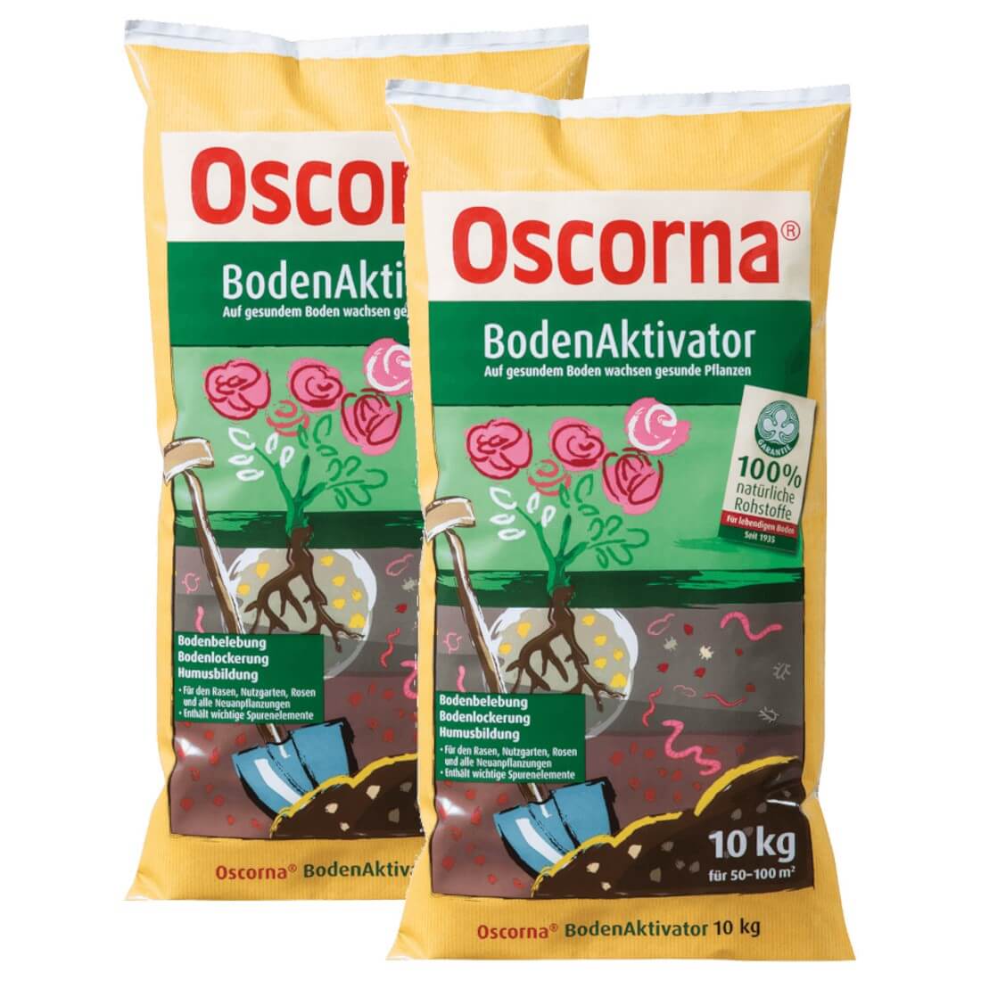 Oscorna Bodenaktivator 20 Kg Bodenverbesserer Rasen Obst Gemüse Blumen Dünger
