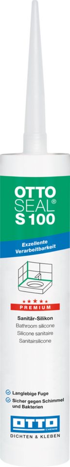 Ottoseal S100 Premium-sanitär-silikon 300ml C45 Chinchilla Bild 5