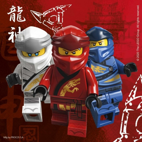 Procos Ninjago Party-servietten 33 X 33 Cm Fsc-papier 20 Stück