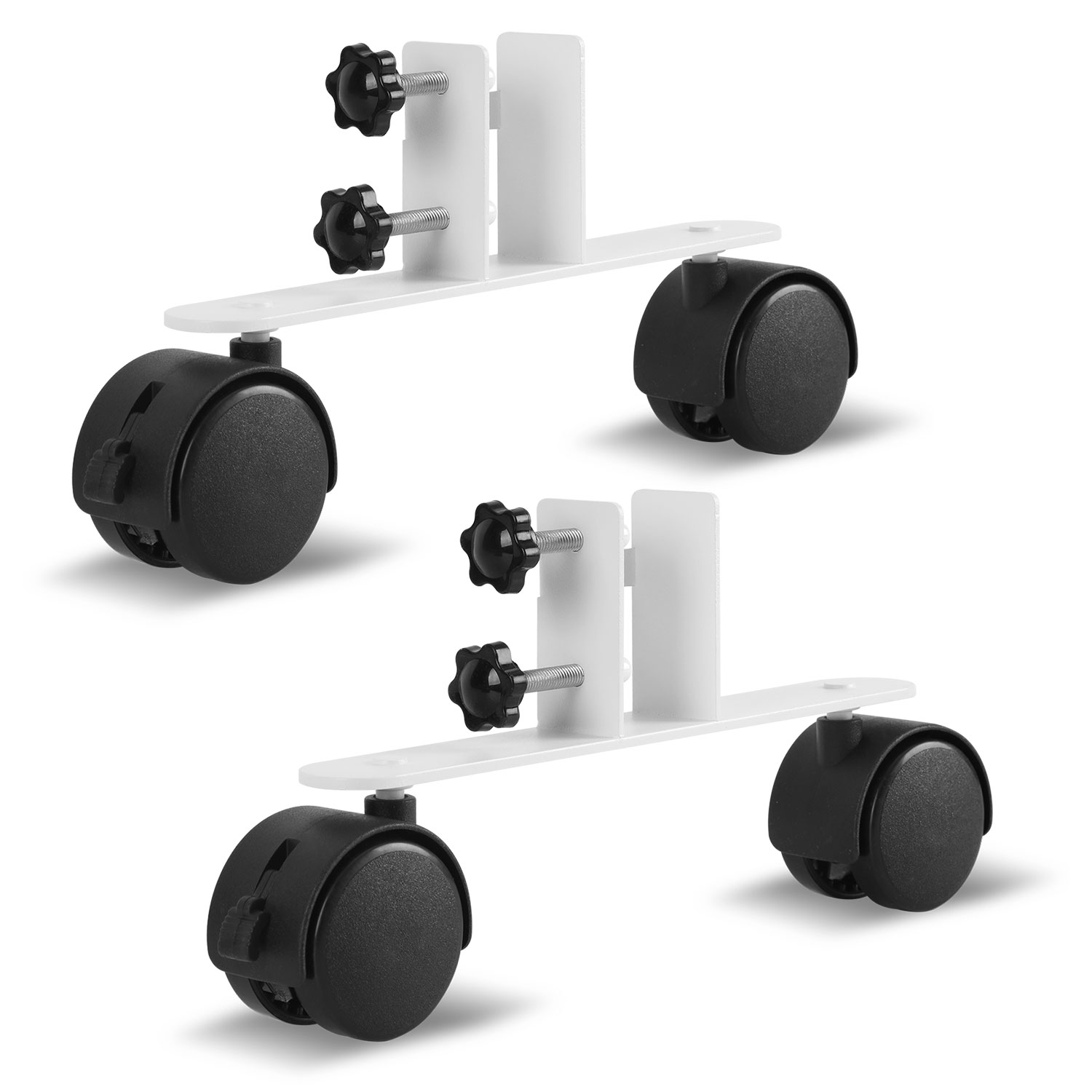 Randaco 10x Standfüße Für Infrarotheizung Mit Rollen, 2er Set, Universal Heizungsständer, 360° Rollbar, Feststellbar, Für Heizkörper
