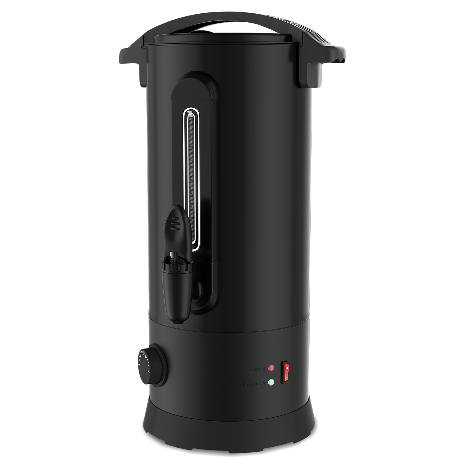 Randaco Heißwasserspender 10 L Schwarz, 1500 W, 30–100 °c, Zapfhahn, Füllstandsanzeige Und Warmhalten
