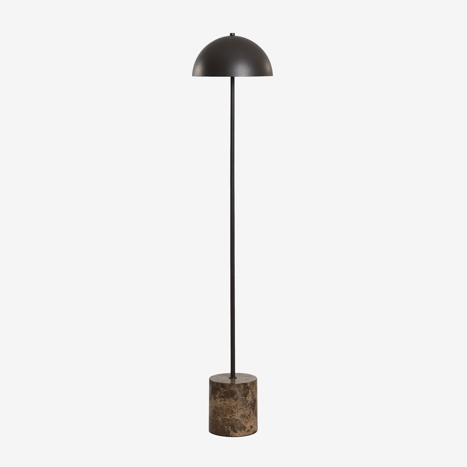 Sklum Led-stehlampe Aus Edelstahl Und Naturstein Nicolas Brauner Marmor Emperador