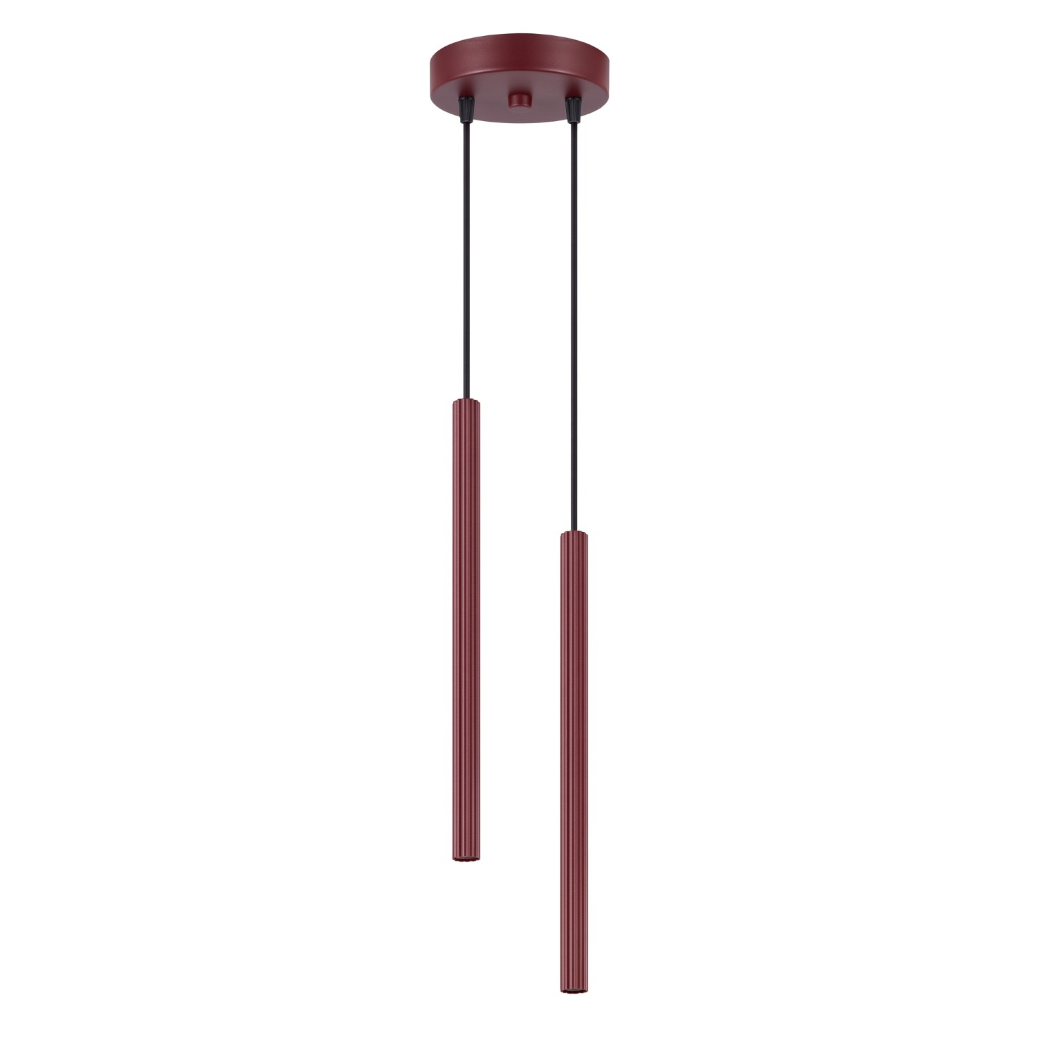 Pendelleuchten Arche Burgund 2xg9 15cm Stahl Sollux