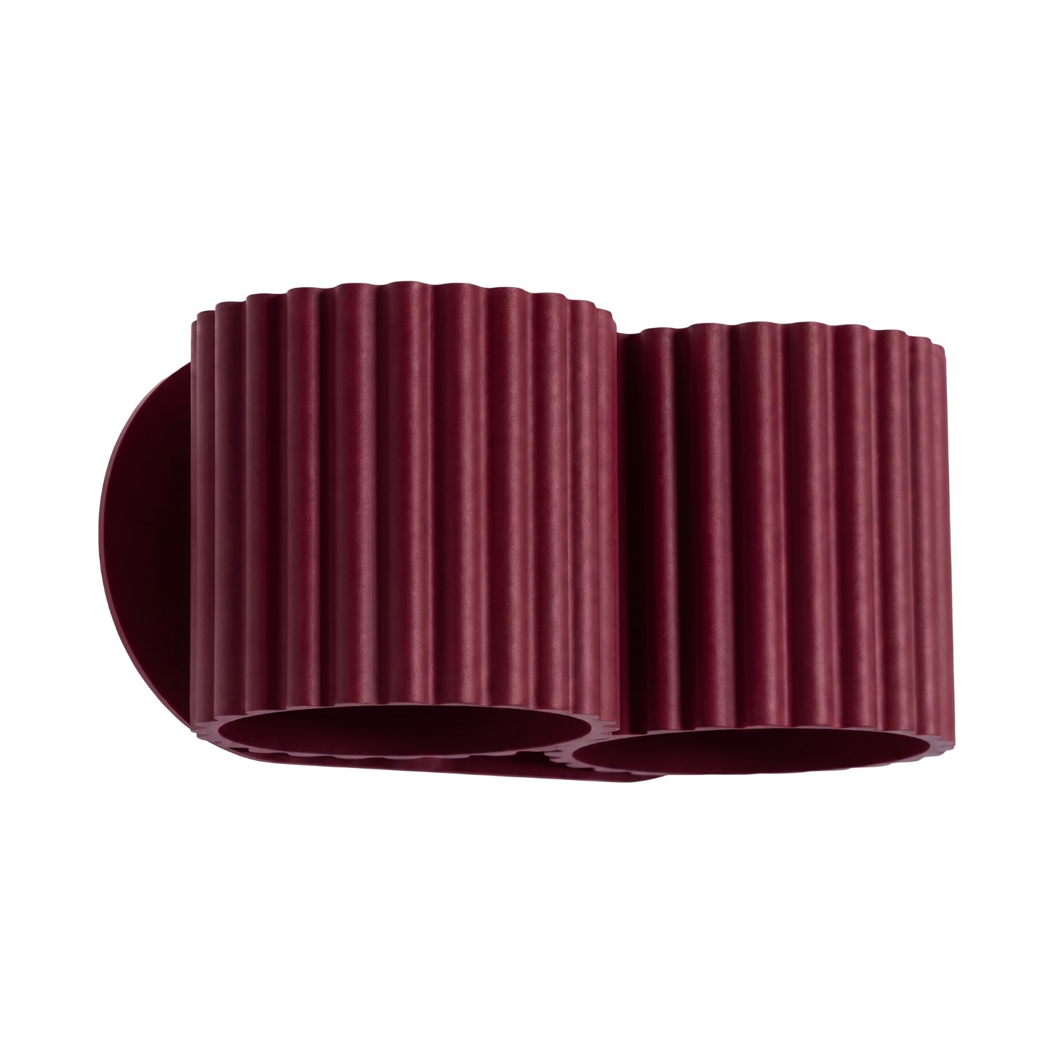 Wandleuchten Aura Burgund 2xg9 21cm Aluminium Sollux