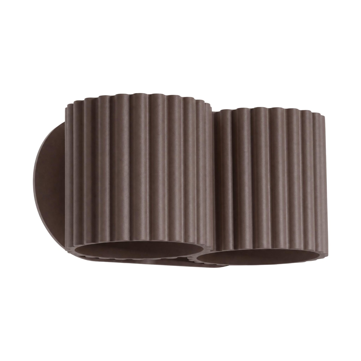 Wandleuchten Aura Braun 2xg9 21cm Aluminium Sollux